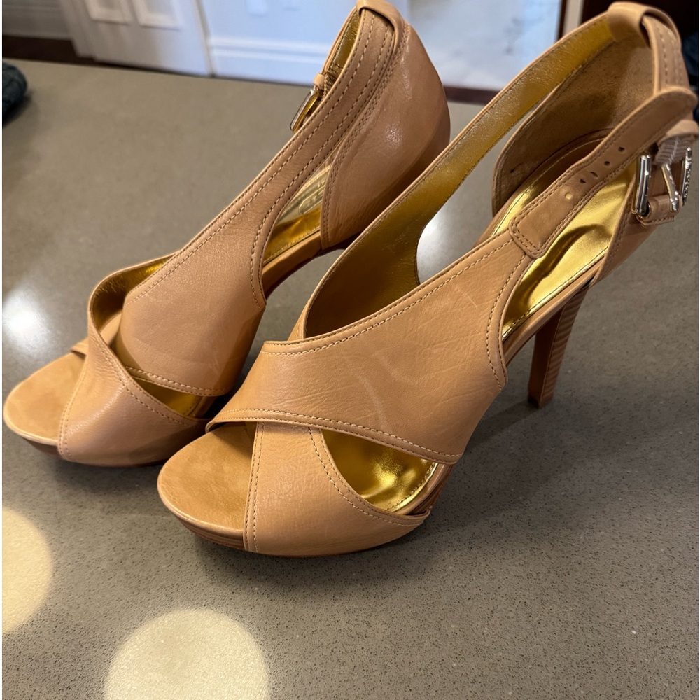 Coach high heel sandal